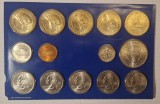 United States, Statele Unite ale Americii, SUA, America, set 14 monede, 2007, P, America de Nord