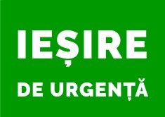 Indicator pentru salvare iesire de urgenta foto