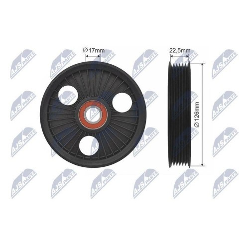 Rola intinzator curea transmisie Citroen Jumpy, Fiat Scudo, Peugeot Expert, Expert Tepee 2.0d 01.2007-, 5706.L7