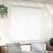 Gossi oblon rulant, alb, 130 x 140 cm, aluminiu