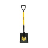 Lopata dreapta din otel 235x275x1020 mm cu coada fibra de sticla Crownman