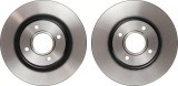 Set disc frana Ford B-MAX (JK) 12-, Fiesta VI (CB1 CCN) 08-17, Tourneo Courier B460 14-, montare Fata, 278x23mm, ventilat, 2 buc, TRW