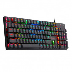 Tastatura Gaming Mecanica Redragon Shrapnel K589, Iluminare RGB, Taste Low-profile foto