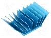 Radiator extrudat, aluminiu, 31mm x 31mm, albastru, Advanced Thermal Solutions - ATS-50310P-C1-R0