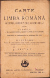 HST C2889 Carte de limba rom&acirc;nă Cetire compunere gramatică 1928 Chelaru