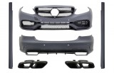 Kit Exterior cu Ornamente tobe Mercedes W212 E-Class Facelift (2013-up) E63 A-Design Negru Lucios Performance AutoTuning, KITT