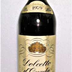 C 83 -vin rosu, DOLCETTO D'OVADA, DOC, cl 72 gr 12,5 recoltare 1979