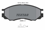 TEXTAR 2329002 set placute frana disc