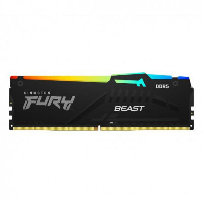 Memorie Kingston FURY Beast RGB 16GB DDR5 6000MHz CL36 foto