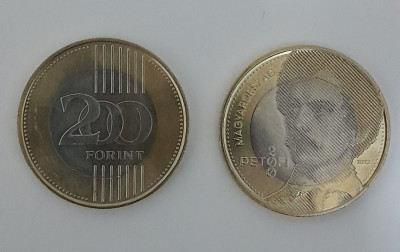 Ungaria 200 forint forinti 2023 Petofi Sandor foto