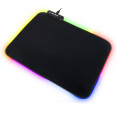 Mousepad gaming RGB Esperanza, USB 2.0, 150mA, 5V, 35 x 25 x 8cm, negru