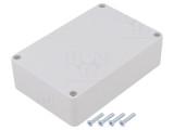 Carcasă universală ABS gri deschis 70mm x 105mm x 30mm