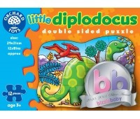 Puzzle Fata/Verso - Diplodocus (12 Piese) - Orchard Toys (302) foto