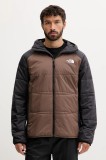 The North Face geacă Quest culoarea maro, de tranziție, NF0A5IBR1OI1