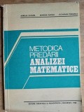 Metodica predarii analizei matematice- A.Catana, O.Stanasila