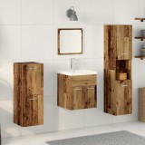 Cumpara ieftin Set de mobilier pentru baie 5 buc. Lemn vechi 41 x 38,5 x 46 cm