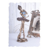 Statueta din ceramica cu bronz cu o balerina WU70317A4, Nuduri