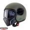 Casca pentru scuter - motocicleta Caberg model Ghost X verde military mat &ndash; fibra de sticla &ndash; omologare noua ECE 22.06 L (59/60cm)