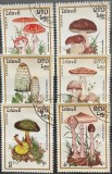 Laos 1985 &ndash; Ciuperci din flora mondială &ndash; lot 6 mărci poștale tematice