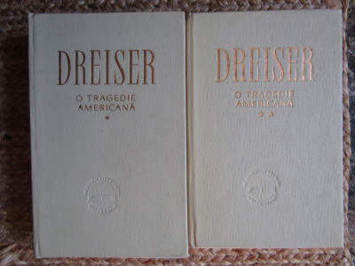 O tragedie americana vol.1 si 2 de Theodore Dreiser CARTONATA foto