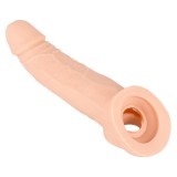 Mansoane pentru penis - Nature Skin Manson pentru Penis cu Extensie din Material Realist