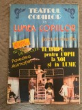 teatrul copiilor in lumea copiilor semestrul 1 1986 RSR benzi desenate ilustrata