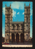 CPIB 19854 CARTE POSTALA - BISERICA NOTRE DAME, MONTREAL, QUEBEC, Circulata, Fotografie