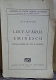 Luceafarul lui Eminescu - D.R. Mazilu