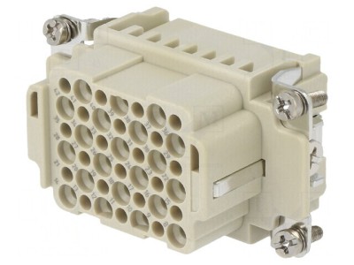 Conector HDC Inserturi Contact Mamă 42 42 PE 10A foto