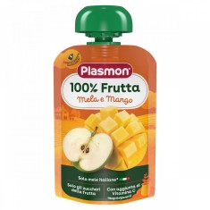 Piure omogenizat din mere si mango 6 luni+, 100g, Plasmon
