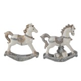 Cumpara ieftin Set 2 figurine Caluti polirasina 7x2x8 cm