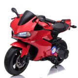Cumpara ieftin Motocicleta electrica pentru copii Kinderauto SX1629, putere 250W, 24V, roti moi cauciuc EVA, Rosie