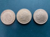 Lot monede una peseta ani 1966,1975,1980 Spania., Europa