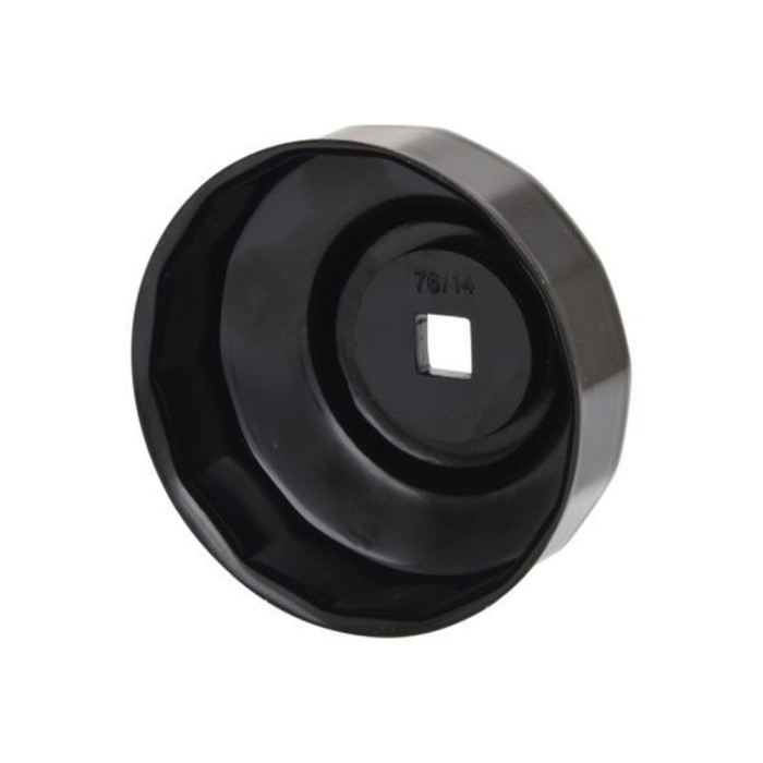 Cheie filtru ulei KS Tools 76 mm 14 laturi, patrat 3 8 DIN3120 ISO1174