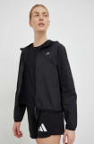 Cumpara ieftin Adidas Performance windbreaker Run It culoarea negru, de tranzitie