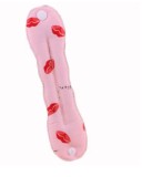 Cumpara ieftin Accesoriu tip twister, pentru aranjarea parului in stil coc, 23 cm, roz rosu