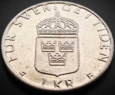 Moneda 1 COROANA - SUEDIA, anul 2000 * cod 3241 foto