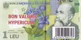 BON VALORIC HYPERICUM IMPEX SRL 1 RON,VALABIL NELIMITAT.