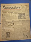 ziarul romania libera 29 septembrie 1946 - articol orasul galati , procesul de la nuerembreg
