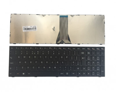 Tastatura laptop noua LENOVO G50-70 BLACK FRAME BLACK UK foto