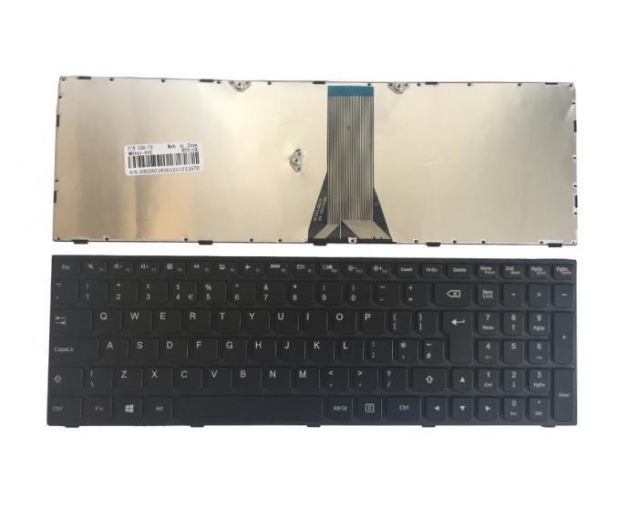 Tastatura laptop noua LENOVO G50-70 BLACK FRAME BLACK UK