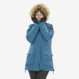 Geacă Parka Iarnă Impermeabilă Drumeție pe zăpadă SH900 -20&deg;C Albastru Damă, Quechua