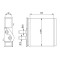 Radiator Incalzire Fiat Barchetta, 01.1995-04.2004, motor 1.8, benzina, cutie manuala, tip Borletti, aluminiu mecanic/plastic, 165x195x42 mm, SRLine