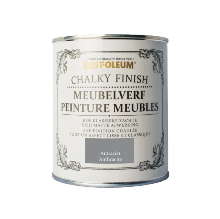 Chalky Finish Furniture Anthracite 750 ml