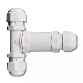 CONECTOR TERMINAL T 8-12MM IP68 - ALB foto
