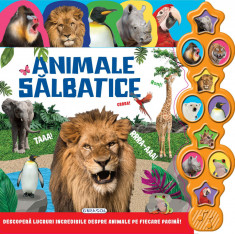 Carte cu sunete - Animale salbatice PlayLearn Toys foto