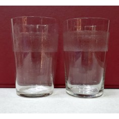 Doua pahare din sticla pentru apa, Secol XX