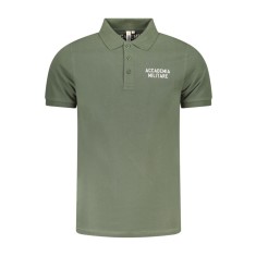 ACCADEMIA MILITARE Tricou polo barbati din bumbac, cu imprimeu, Regular fit, Verde, S