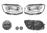Set faruri tuning VW Transporter/Multivan (T6), 04.2015-, stanga+Dreapta, cu LED indicator; cu LED daytime running light; cu LED-uri pozitie; H1+H11+, Rapid