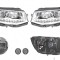 Set faruri tuning VW Transporter/Multivan (T6), 04.2015-, stanga+Dreapta, cu LED indicator; cu LED daytime running light; cu LED-uri pozitie; H1+H11+